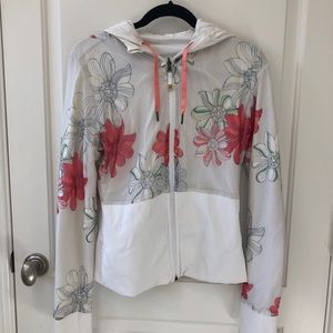 Lululemon floral reversible athletic jacket
